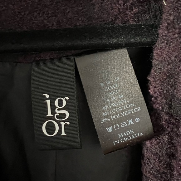 Igor Dobranic Nei Wool Coats S/M - Picture 8 of 8